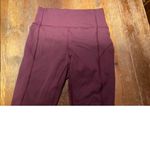 Lululemon In Movement 7/8 Tight Everlux 25" Leggings Garnet Maroon Color Size 4 Photo 2