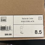 SO Kohl's  Sled Women's Black Tall Over The Knee Boots Photo 4