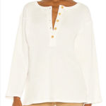 LPA  cotton waffle knit Henley Photo 0