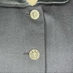 Valerie Stevens Petites Vintage Pure Wool Deep Navy Blue Blazer Jacket 8 Petite Photo 2