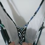 Leilani 12 Black Turquoise One Piece Swim Suit in Turquoise on Black Blue Photo 4