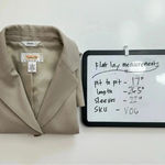 Talbots Vintage  Blazer Wool Blend Womens Petite Size 2 Cream Career Business‎ Photo 11