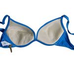 BOGOF LE Cove Padded Blue Wrinkled Underwire Bikini Swim Top 12 Beach Swimwear Photo 3