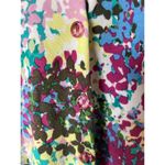 August Silk Women's M Floral Cardigan Sweater Multicolor Long Sleeve Photo 1