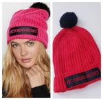 Victoria's Secret  Winter Angel Collection Pom Pom Beanie Hat New Photo 1
