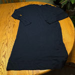 Eileen Fisher  Black Dress Size Medium Viscose Photo 0