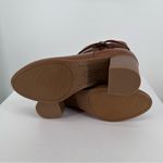 Style & Co Catrionaa Brown Faux Leather Dress Ankle Booties size 8 Tassel Zip Up Photo 8