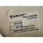 Ariat 9.5 B Womens Boots Brown Leather Western Cowboy Embroidered Detail Photo 4