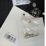 Mac Duggal NWT Size 0 LBD Style 93811 Black Long Sleeve Embellished Mini Dress Photo 8