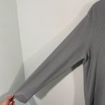 Vince Women Sage Green Waffle Knit Pima Cotton Pullover Hoodie Size L Photo 7