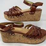 Bussola Mansfield Mavis Brown Leather Wedges 10 or 41 Size 10.5 Photo 11