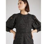 💕MUNTHE💕 Melinis Dress ~ Black Floral Embroidered 36 EU NWT Size undefined Photo 4