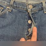 Hudson Jeans  Luxe Crop Riley relaxed straight hidden bottoms medium light sz 26 Photo 6