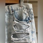 Signature 8 Denim women’s Destroyed Jean Shorts Blue Size L Photo 1