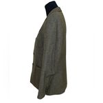 Talbots Olive Green Heritage Preppy Wool Silk Blazer Photo 1