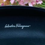 Salvatore Ferragamo Black Textured Oversized Sunglass Hard Case with Wipe Cloth Photo 4
