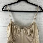 Princess Polly  Champagne Sabir Mini Dress Size 6 Photo 0