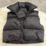 Amazon Cropped Black Puffer Vest  Photo 0