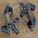 Dansko  Debby Leather Ankle Strap Chunky Sandals 39 Photo 6