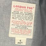 London Fog Women's Blue/Grey Trench Coat Photo 7
