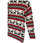 Merry Christmas Womens Size Small Cardigan Knit Sweater Holiday Long Sleeve Red Photo 9