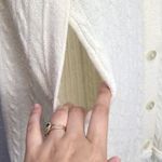 Vintage‎ 60’s chunky knit sweater cape poncho Light ivory Size M Photo 3