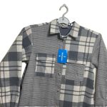 Columbia Sportswear Co. Long Sleeve Button Down plaid gray women's shirt Small Photo 2
