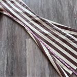 Blank Paige ‎ boutique brown stripe flare jeans boho women’s size 10 western Photo 3