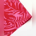 Women's Floral Print Frill Trim Shirred Knot Detail Pocket Sleeveless Romper Sm Pink Photo 5