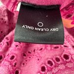 Chloe Oliver  pink eyelet drop waist tassel beach mini summer dress M Photo 6