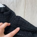 Alexander Wang Sweater textured stretch crop knit womens Black (xsmall) sheer Photo 3