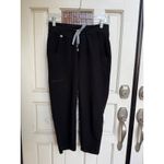 FIGS  Technical Collection Black Scrub Set Top and Zamora Jogger Bottoms Size XS Photo 4