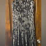 Maner Black and White Striped Dress Photo 0