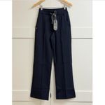 FIGS High Waisted Piedra FORMx Straight Leg Scrub Pant in Navy, Size XXS Photo 6