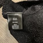 Current Air NWT  Los Angeles Black Metallic Pointe Knit Sweater Size Large Photo 4