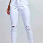 Altar'd State NWT Altar’d State Vervet Distressed Skinny White Jeans. Size 31. The Haylie Skinny Jeans. Photo 0