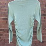 LIONESS  Military Minds Long Sleeve Bodycon Ruched Side Mini Dress Sage Green XXL Photo 5