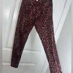 Balance Collection Balance Collections Pink All Over Cheetah Print Stretchy Yoga Gym Leggings Sz L Photo 2