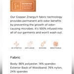 NWT Tommie Copper Lower Back Support Leggings with Adjustable Straps Photo 13