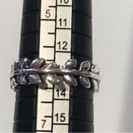Pura Vida Silver Ring Size 6  Leaf Ring Green For Life Stackable Photo 1