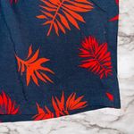 Soft Surroundings NWOT |  | Dress Palm Tree Print Waist Tie | Navy | Womens | PXL Photo 6