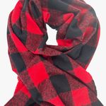 Old Navy NEW/NWT  Red & Black Buffalo Check Blanket Scarf Photo 1