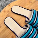 Botkier Sz 6  Marley Ultramarina leather slides New $148 MSRP Photo 6