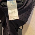 Time And Tru New  Black Halter Textured Swimsuit Size Large 12-14 Photo 7