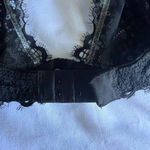 H&M Black Lace Underwire Bra Size 34B Photo 5