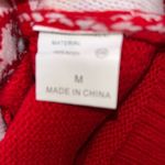 Ugly Christmas Sweater Women’s Oversized Turtleneck Red Christmas Sweater(Size Medium) Photo 5