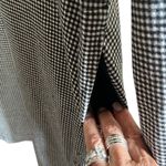 J.Jill  DRESS Small Gingham Knit Side-Snap Dress Long Sleeve Photo 5