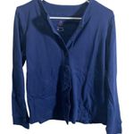 Isaac Mizrahi Live Cardigan XS Navy Blue Button Photo 0