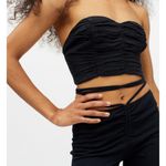 Urban Outfitters Black  Leilani Strapless Crop Top Photo 2