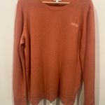 Nordstrom Auntie Lux Cashmere Sweater Peach Gift Holiday Size L Photo 2